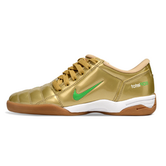 Chuteira Futsal Nike Total 90 III IC Dourado e Verde