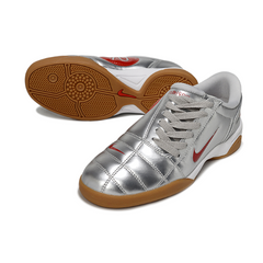 Chuteira Futsal IC Nike Total 90 III Prateada Indoor