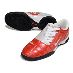 Chuteira Futsal IC Nike Total 90 III Vermelha e Branca Indoor