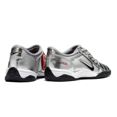 Chuteira Futsal IC Nike Total 90 III Prateada e Vermelha