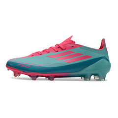 Chuteira Campo FG Adidas F50 Elite Azul-Clara Infantil