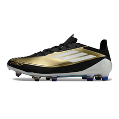 Chuteira Campo FG Adidas F50 Elite Pack Dourado Triumph Infantil