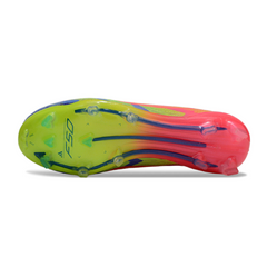 Chuteira Infantil Campo Adidas F50 Elite Sem Cadarço FG Celestial Victory Pack