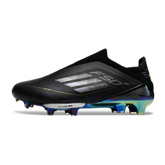 Chuteira Campo FG Adidas F50+ Elite Sem Cadarço Pack Darkspark Infantil
