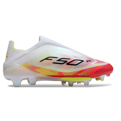 Botas de fútbol Adidas F50+ Elite Laceless FG Pure Victory Pack para niños