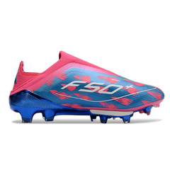 Botas de fútbol de campo para niños Adidas F50+ Elite Laceless FG Reemergence Pack