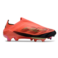 Botas de fútbol de campo para niños Adidas F50+ Elite Laceless FG Vivid Horizon Pack