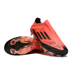 Botas de fútbol de campo para niños Adidas F50+ Elite Laceless FG Vivid Horizon Pack