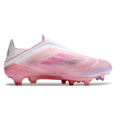 Chuteira Campo FG Adidas F50+ Elite Sem Cadarço Amarela e Preta Infantil