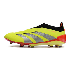 Chuteira Infantil Campo Adidas Predator 30 Elite Sem Cadarço FG Energy Citrus Pack - VENI Futebol