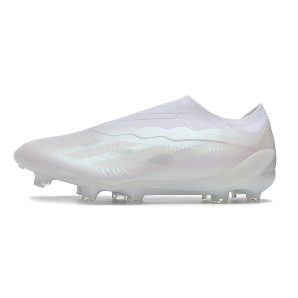 Chuteira Infantil Campo Adidas X Crazyfast.1 Sem Cadarço FG Pearlized Pack - VENI Futebol