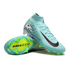 Chuteira Campo FG Nike Air Zoom Mercurial Superfly 10 Elite Azul-Clara Infantil