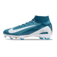 Chuteira Campo FG Nike Air Zoom Mercurial Superfly 10 Elite Azul Infantil
