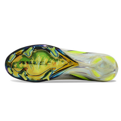 Nike Air Zoom Mercurial Superfly 10 Elite FG Kids' Football Boots - White, Green and Black