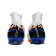 Botas de fútbol Nike Air Zoom Mercurial Superfly 10 Elite FG para niños, color blanco y azul