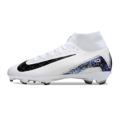 Botas de fútbol Nike Air Zoom Mercurial Superfly 10 Elite FG para niños, color blanco y negro