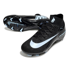 Botas de fútbol Nike Air Zoom Mercurial Superfly 10 Elite FG para niños, color negro y blanco
