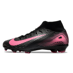 Nike Air Zoom Mercurial Superfly 10 Elite FG Kids' Football Boots - Black/Pink
