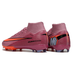 Chuteira Campo FG Nike Air Zoom Mercurial Superfly 10 Elite Rosa Infantil