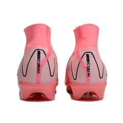 Botas de fútbol Nike Air Zoom Mercurial Superfly 10 Elite FG para niños en color rosa