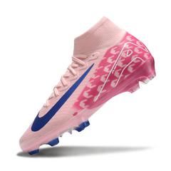 Nike Air Zoom Mercurial Superfly 10 Elite FG Pink and Blue Kids' Field Soccer Cleats
