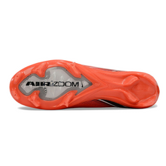 Chuteira Campo FG Nike Air Zoom Mercurial Superfly 10 Elite Vermelha e Preta Infantil