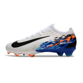 Nike Air Zoom Mercurial Vapor 16 Elite FG White, Blue and Orange Football Boots