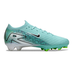 Chuteira Infantil Campo Nike Air Zoom Mercurial Vapor 16 Elite FG Azul Claro