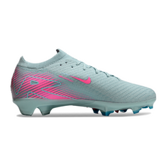 Chuteira Campo FG Nike Air Zoom Mercurial Vapor 16 Elite Azul-Clara e Rosa
