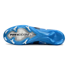 Chuteira Infantil Campo Nike Air Zoom Mercurial Vapor 16 Elite FG Azul Claro