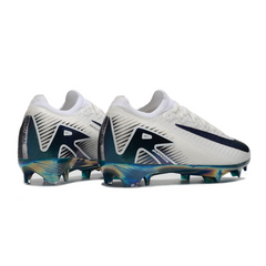 Chuteira Campo FG Nike Air Zoom Mercurial Vapor 16 Elite Branca e Verde Infantil