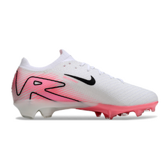 Nike Air Zoom Mercurial Vapor 16 Elite FG White and Pink Football Boots