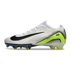Nike Air Zoom Mercurial Vapor 16 Elite FG White, Gray and Green Football Boots