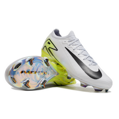 Chuteira Campo FG Nike Air Zoom Mercurial Vapor 16 Elite Branca e Verde