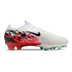 Chuteira Campo FG Nike Air Zoom Mercurial Vapor 16 Elite Branca e Vermelha