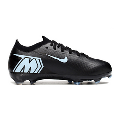 Botas de fútbol Nike Air Zoom Mercurial Vapor 16 Elite FG para niños, color negro y azul claro
