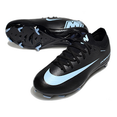 Botas de fútbol Nike Air Zoom Mercurial Vapor 16 Elite FG para niños, color negro y azul claro