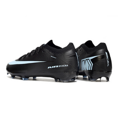 Botas de fútbol Nike Air Zoom Mercurial Vapor 16 Elite FG para niños, color negro y azul claro