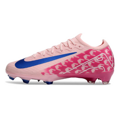 Chuteira Campo FG Nike Air Zoom Mercurial Vapor 16 Elite Rosa e Azul Infantil