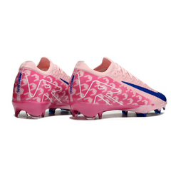 Chuteira Campo FG Nike Air Zoom Mercurial Vapor 16 Elite Rosa e Azul Infantil
