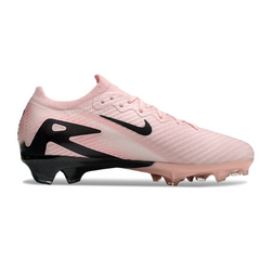 Chuteira Campo FG Nike Air Zoom Mercurial Vapor 16 Elite Rosa e Preta Infantil
