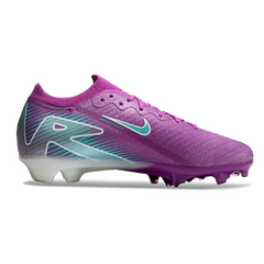 Chuteira Campo FG Nike Air Zoom Mercurial Vapor 16 Elite Roxa e Azul Infantil
