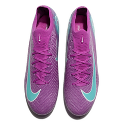 Chuteira Infantil Campo Nike Air Zoom Mercurial Vapor 16 Elite FG Roxo e Azul