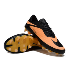 Chuteira Infantil Campo Nike Phantom Hypervenom Elite FG Neymar Laranja e Preto