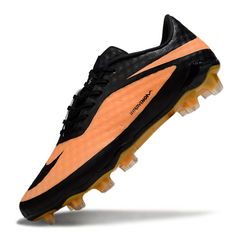 Chuteira Infantil Campo Nike Phantom Hypervenom Elite FG Neymar Laranja e Preto