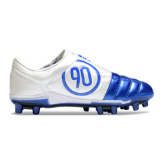 Chuteira Infantil Campo Nike Total 90 III FG Azul e Branca