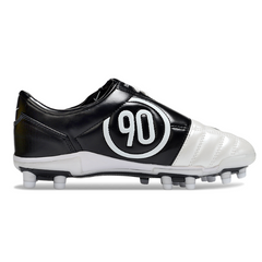 Chuteira Infantil Campo Nike Total 90 III FG Branca e Preta