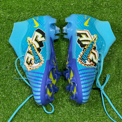 Nike Zoom Mercurial Superfly 9 Elite FG Mbappé Azul Talla 36