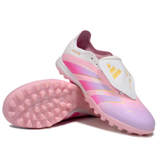 Botas de fútbol Adidas Predator 25 Elite TF rosa para niños