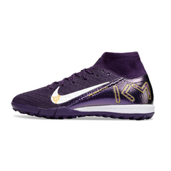 Chuteira Sociedad Nike Zoom Mercurial Superfly 10 Elite TF Mbappé Roxa
